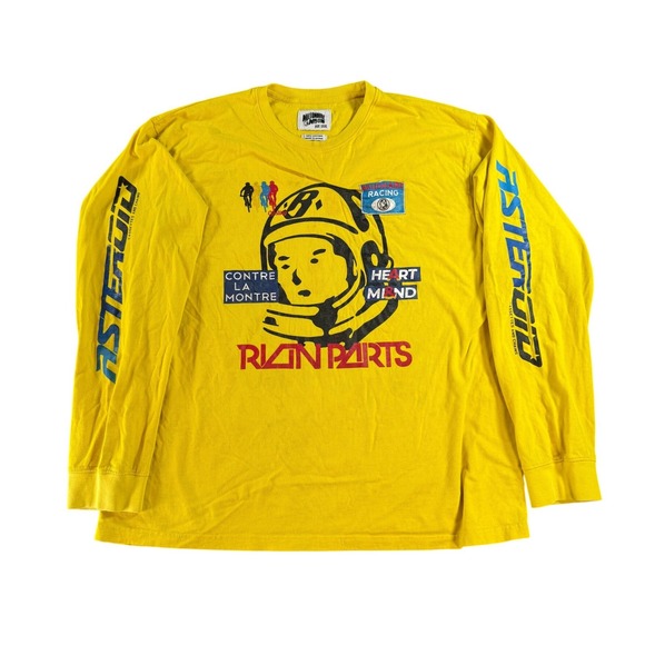 Billionaire Boys Club Other - Billionaire Boys Club Asteroid Racing Shirt Mens XXXL Yellow Long Sleeve Graphic